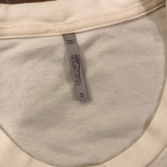 Blue Canoe Organic Cotton Rib Tee Small - Picture 4 of 5